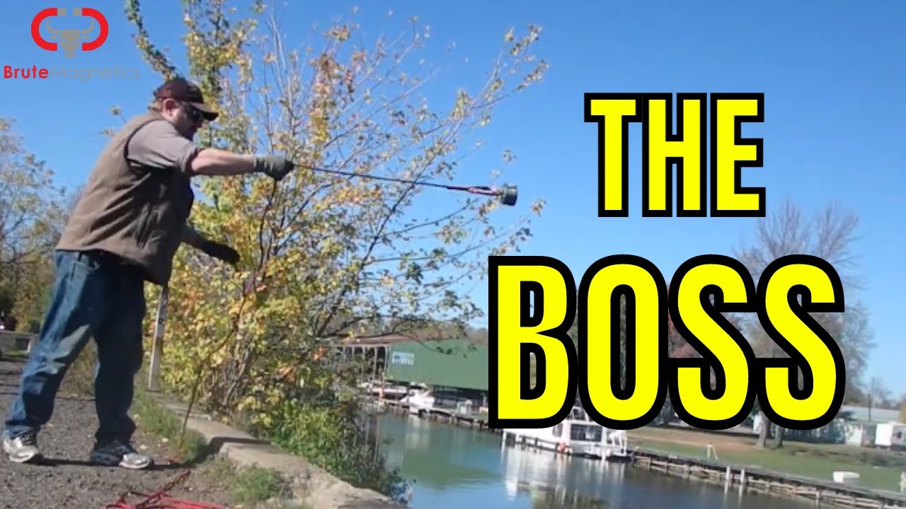 Testing The New Brute Boss 360 Degree Magnet | Magnet fishing with Brute Magnetics