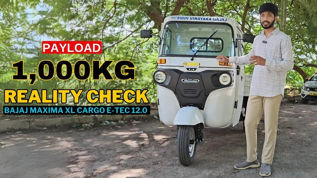 Bajaj Maxima E-Tec 12.0 XL Cargo🔥The Ultimate 3W EV Cargo! 💪🚛
