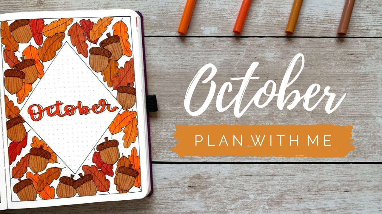 October 2019 Bullet Journal Setup | Plan With Me | BUJOANDCOOKIES