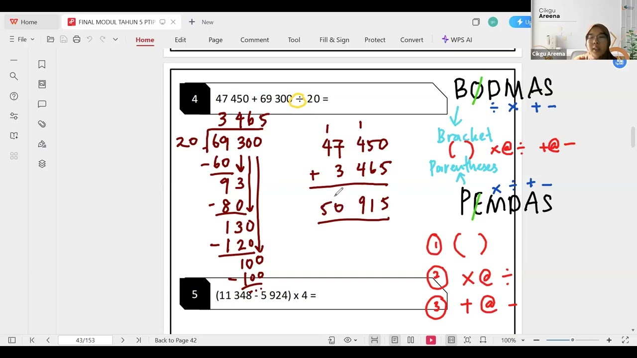 KELAS MATEMATIK TAHUN 5 [22/2/26]