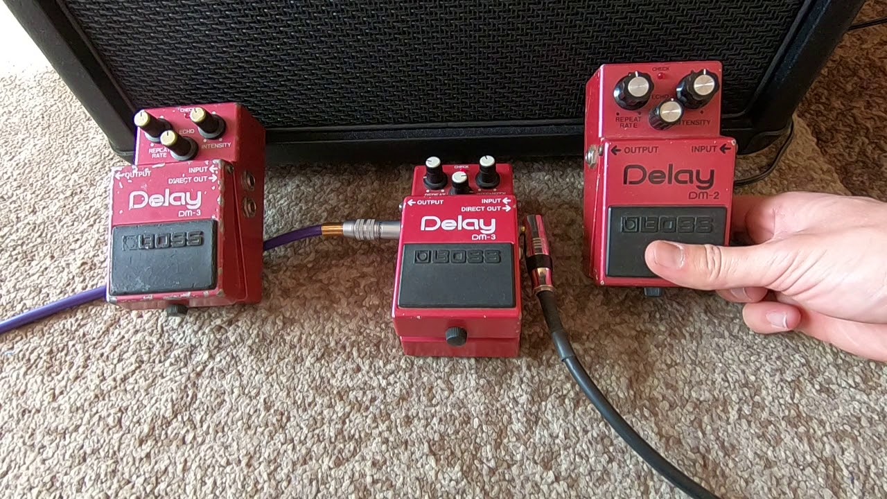 Review en Español del pedal Boss DM-3 Delay | Demo Video