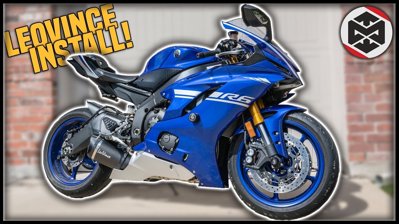 Установка и проверка полной выхлопной системы LeoVince! [Yamaha R6]