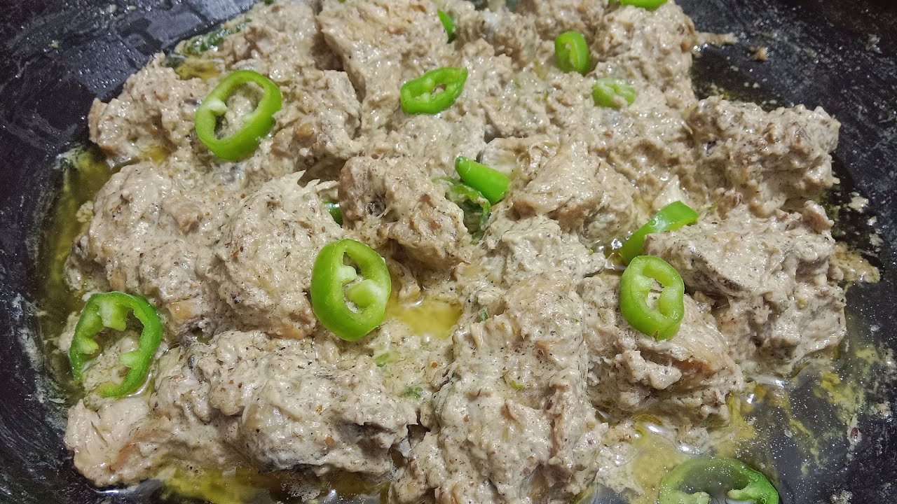 Creamy Chicken White Karahi Recipe | Restaurant Style #food  #homemade #youtubevideos 