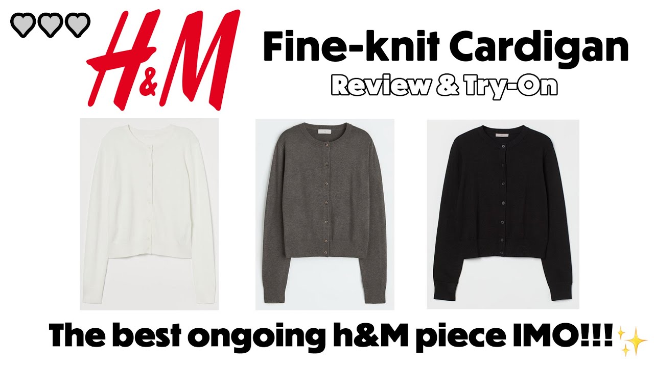 H&M Fine-knit Cardigan | Review & Try-On