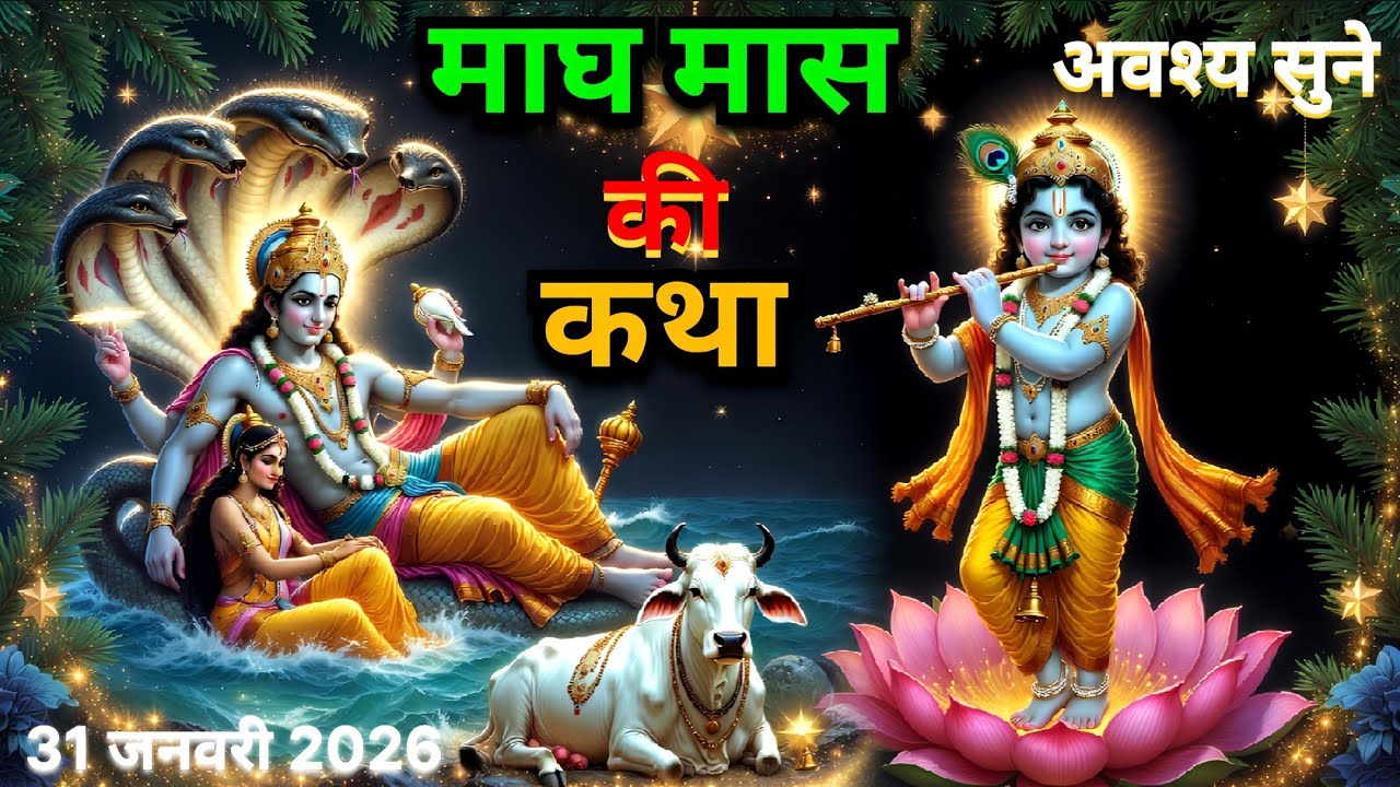 31 जनवरी शनिवार | माघ मास त्रयोदशी | देवी नित्य नियम कहानी सुनकर घर में भर जाएंगे धन भंडार | माघ मास