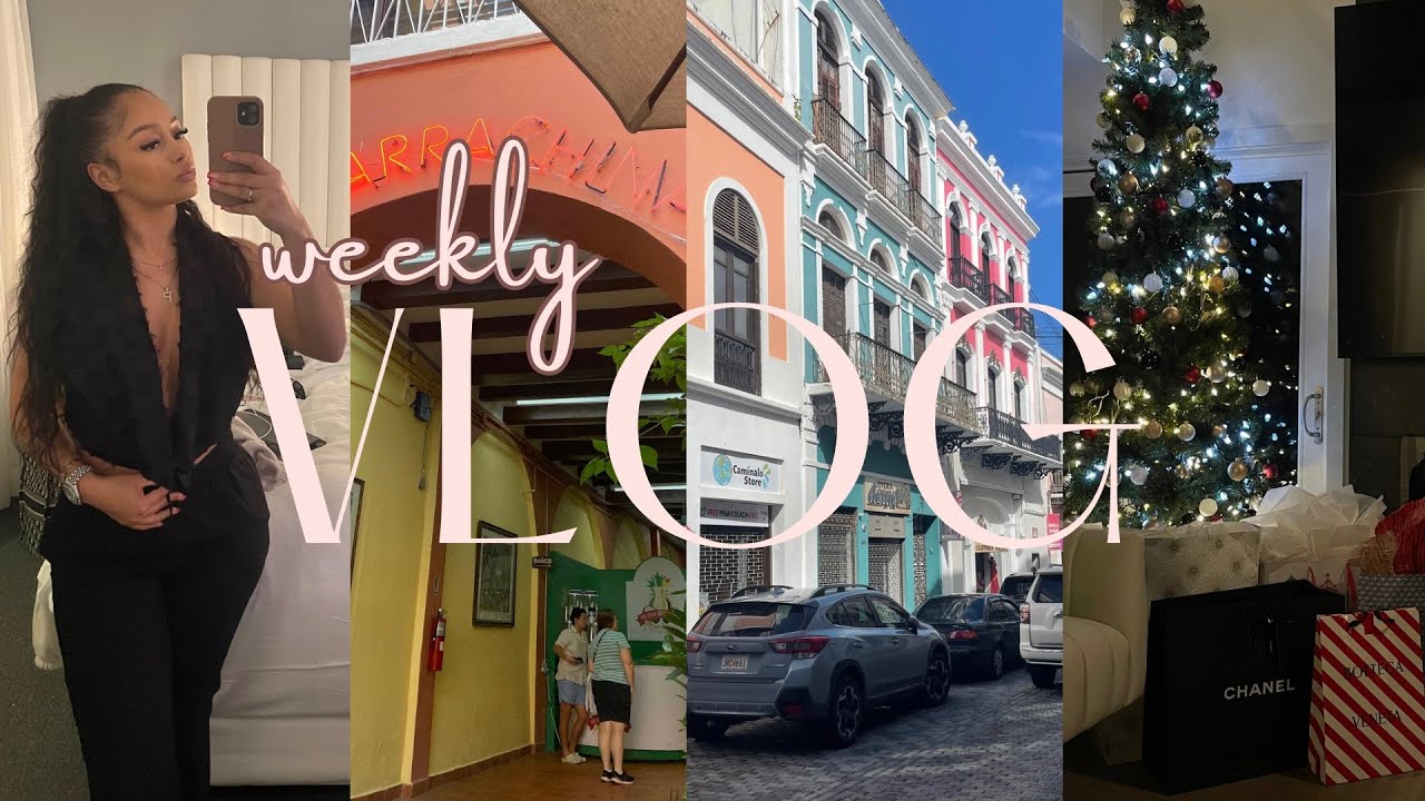 VLOG 27: PUERTO RICO TRIP + TRADER JOE'S HAUL + CHRISTMAS GIFTS + FUN NIGHTS