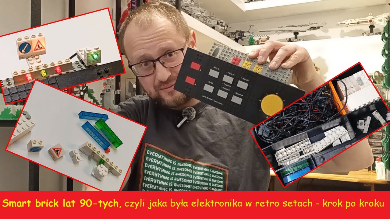 Smart brick lat 90-tych, czyli jaka była ELEKTRONIKA w retro setach - zobacz system KROK PO KROKU