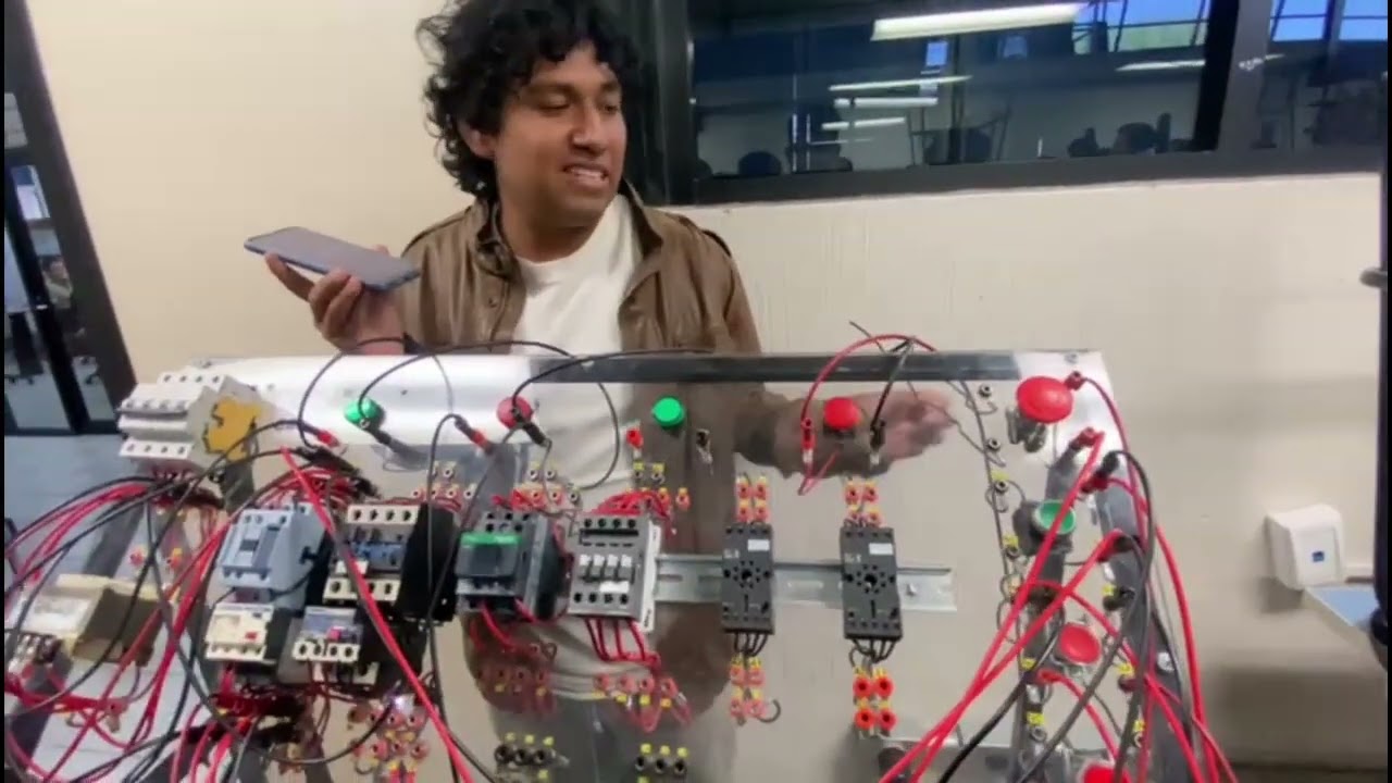 Enclavamiento simple de un motor trifásico