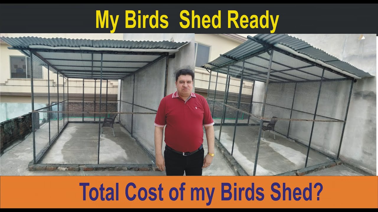 My Birds Shed Detail View. Total Cost of My Birds Shed.
