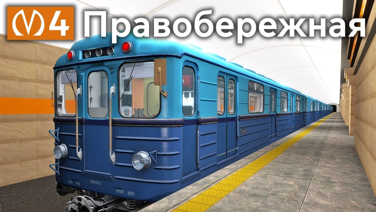 Правобережная линия Петербургского Метрополитена на Еж3 - Garry's Mod Metrostroi