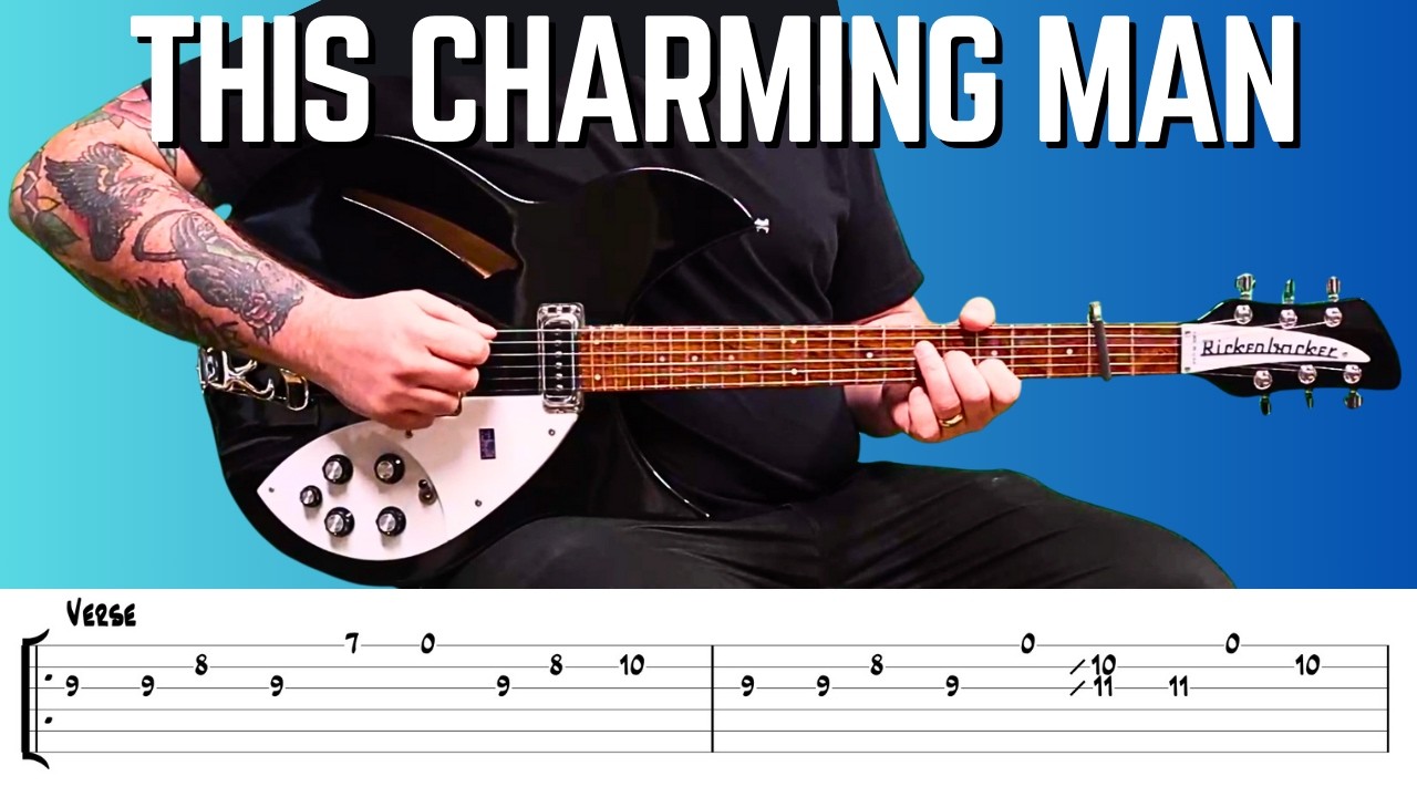 This Charming Man Electric Guitar Tutorial | The Smiths Guitar Lesson Johnny Marr