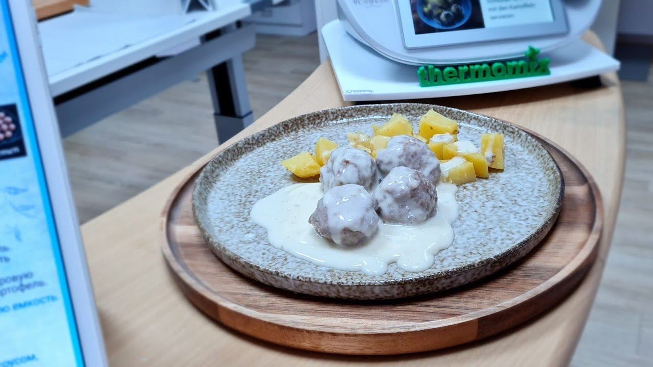 Фрикадельки с картофелем
