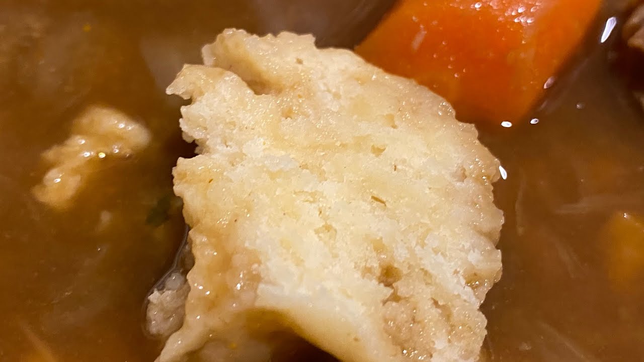 Mums Fluffy Dumplings - I need 30 more years to perfect them.