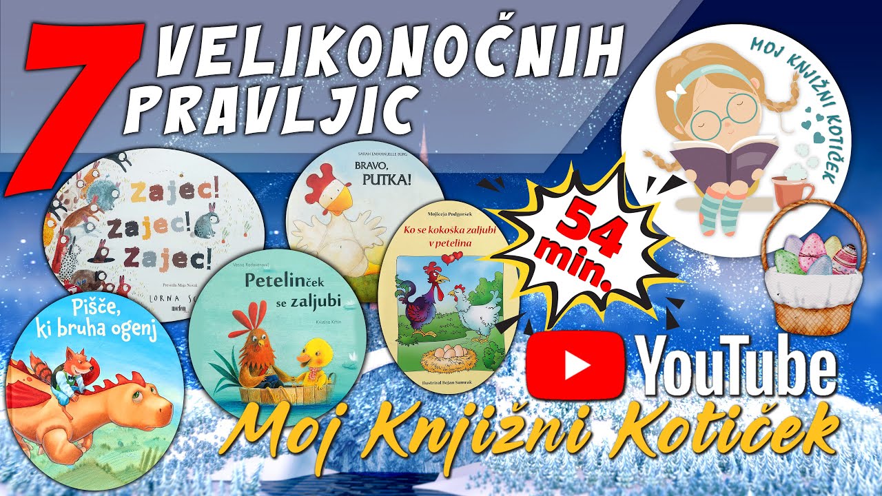 🥚 7 VELIKONOČNIH PRAVLJIC - skupek pravljic za lahko noč