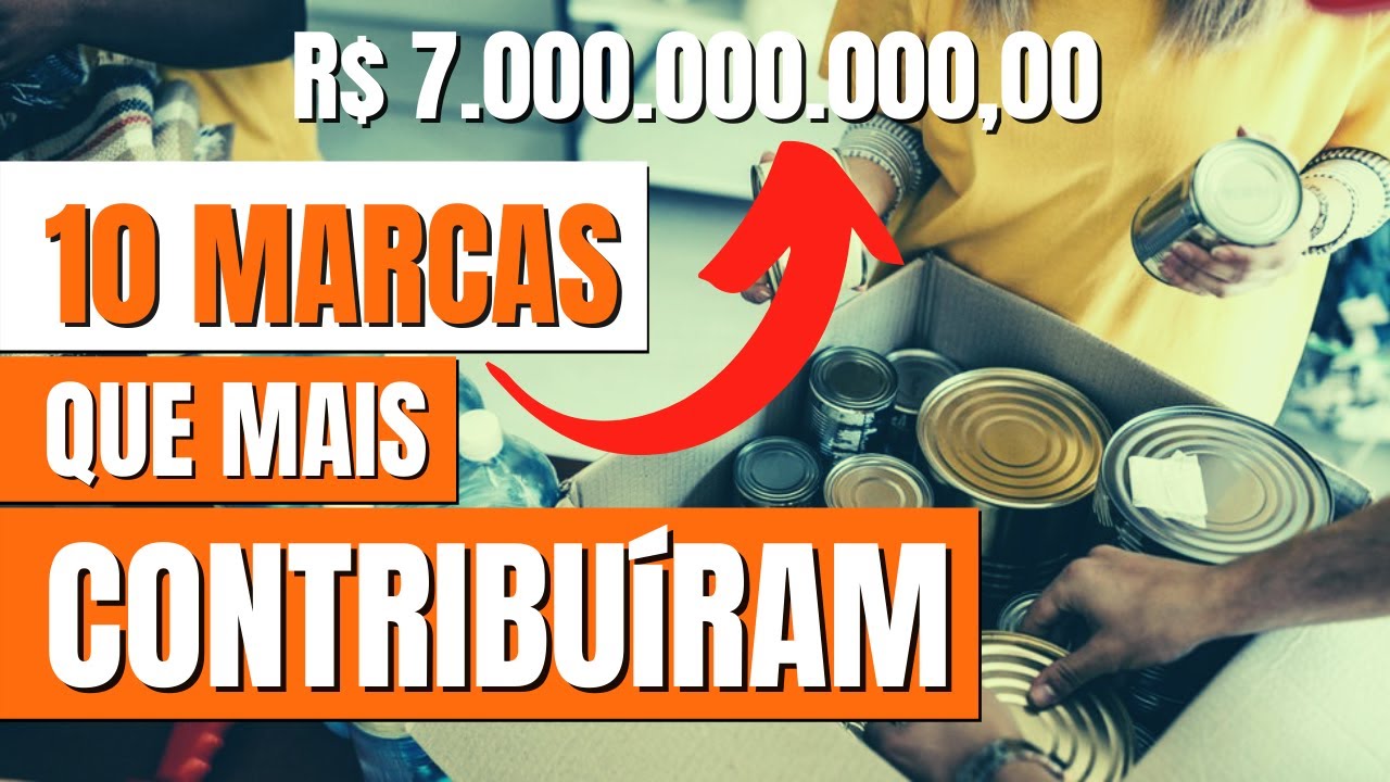 MARCAS QUE MAIS FIZERAM DOAÇÕES NA PANDEMIA