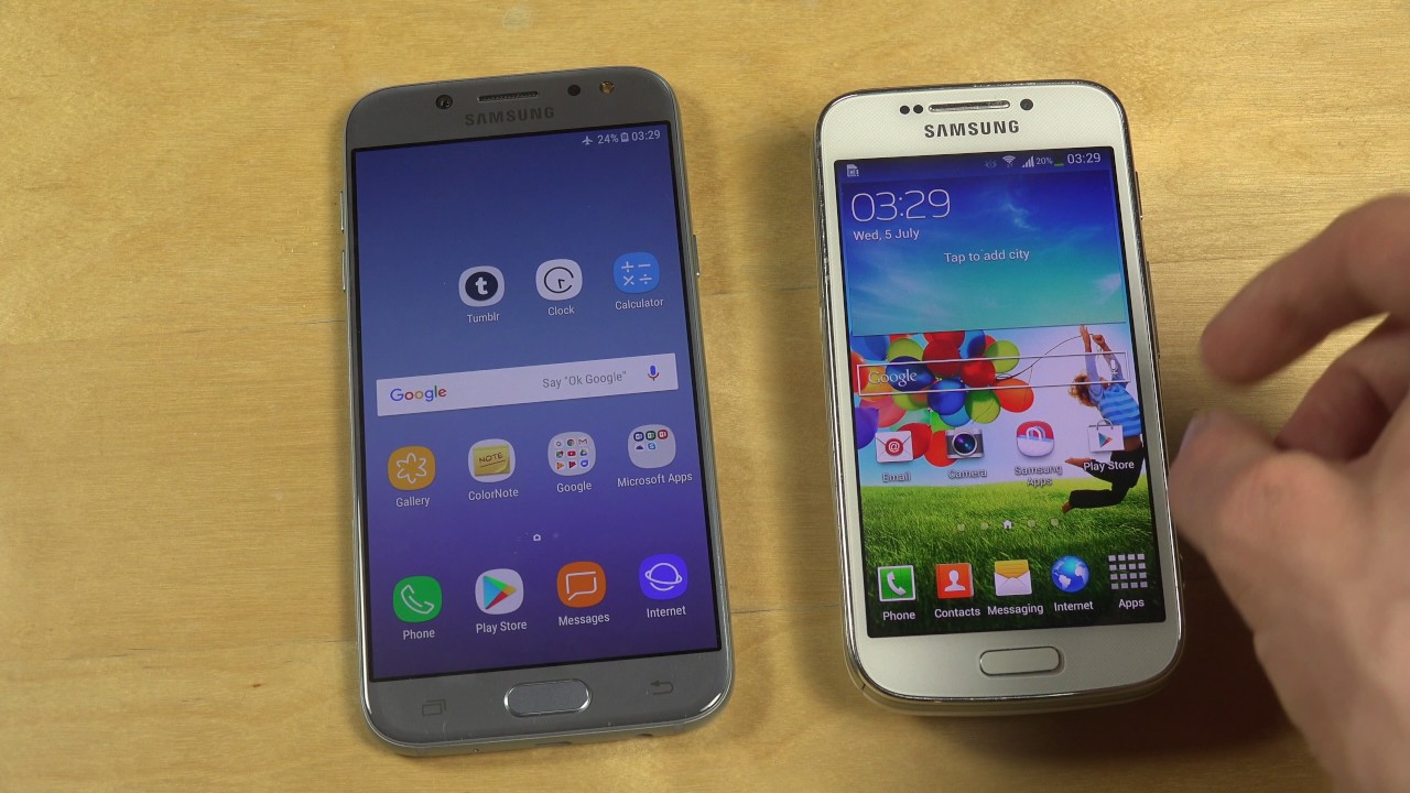 Samsung Galaxy J5 2017 vs. Samsung Galaxy S4 Zoom  - Which Is Faster?