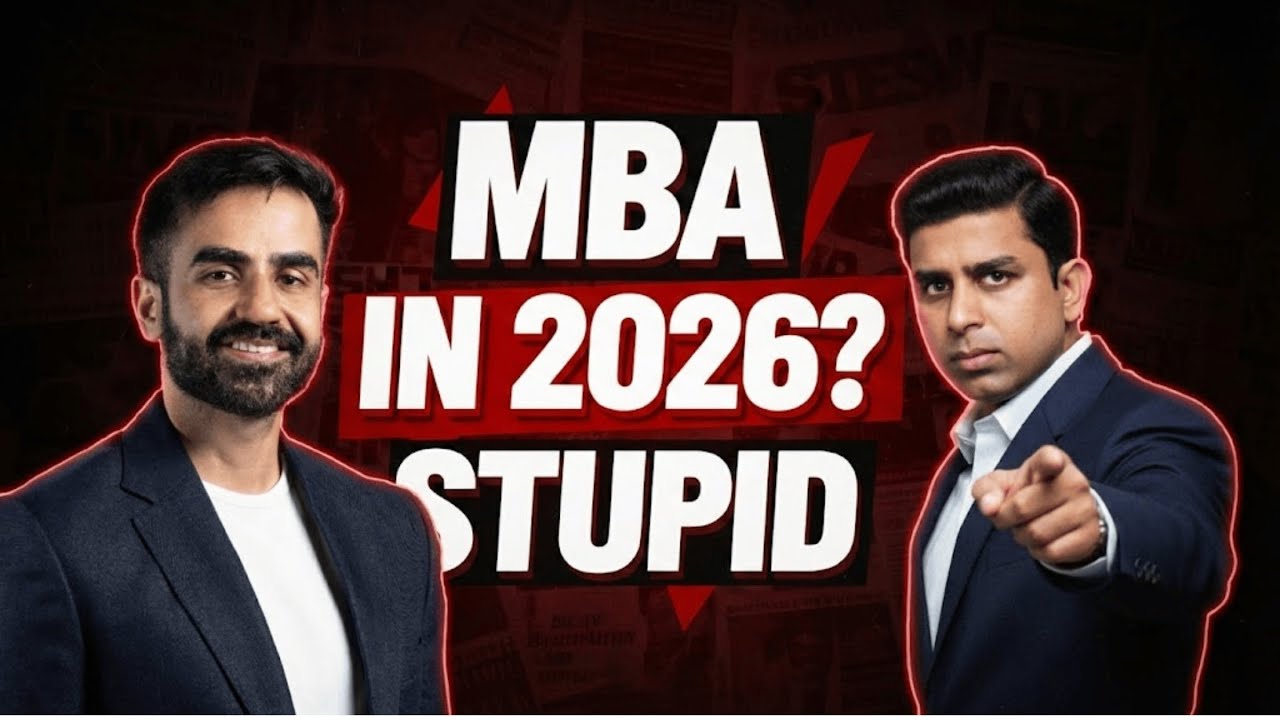 Стоит ли получать степень MBA в 2026 году? Правда об ИИ, рабочих местах и ​​зарплатах #mba @nikhi...