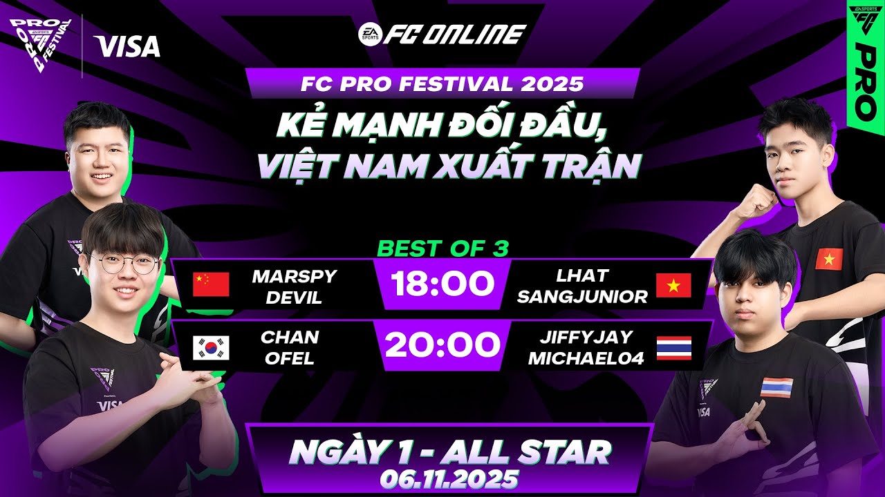 All Star - Tuyển Thủ Tranh Tài, LHAT & SangJr Hướng Tới Chung Kết Tổng | FC Pro Festival 2025