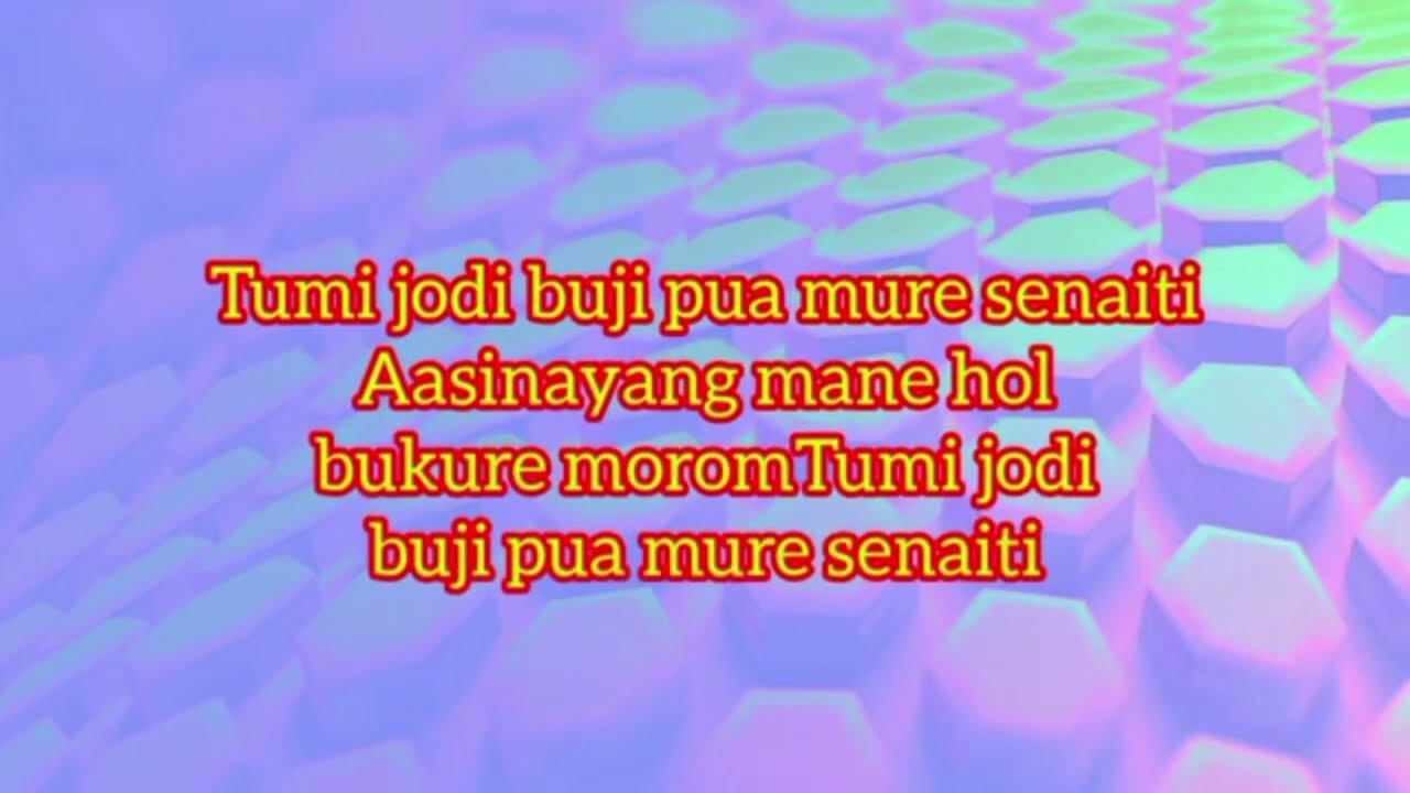 Aasin Aayang | Assamese Karaoke with Lyrics | Junbai | Zubeen | ManasRobin | Jatra