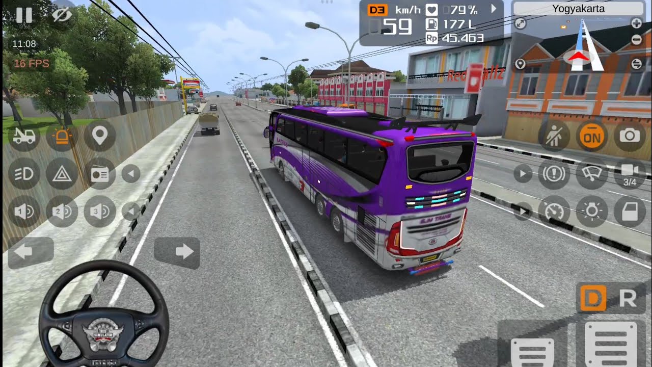 Bis simulator indonesia SJM TRANS |Telolet basuri