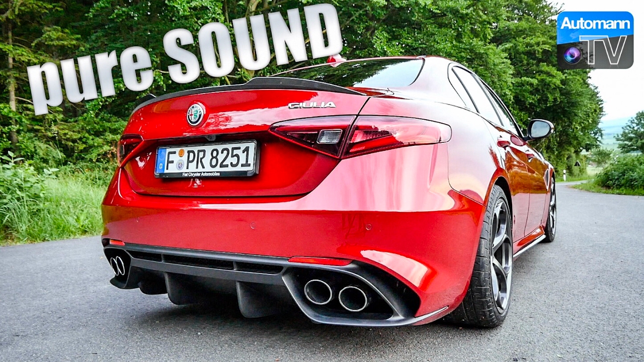 Alfa Giulia Quadrifoglio (510hp) - pure SOUND (60FPS)