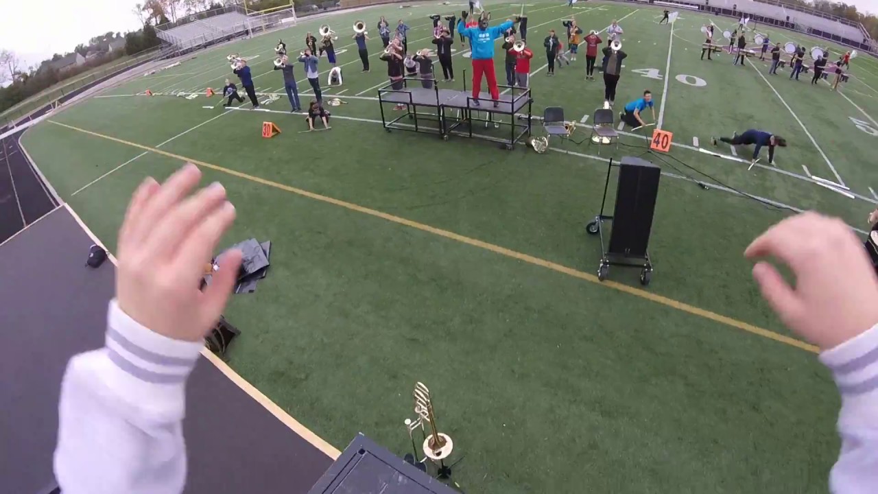 Bellbrook High School Marching Band 2017 Drum Major/Trombone Soloist Head Cam - Katie Giffin