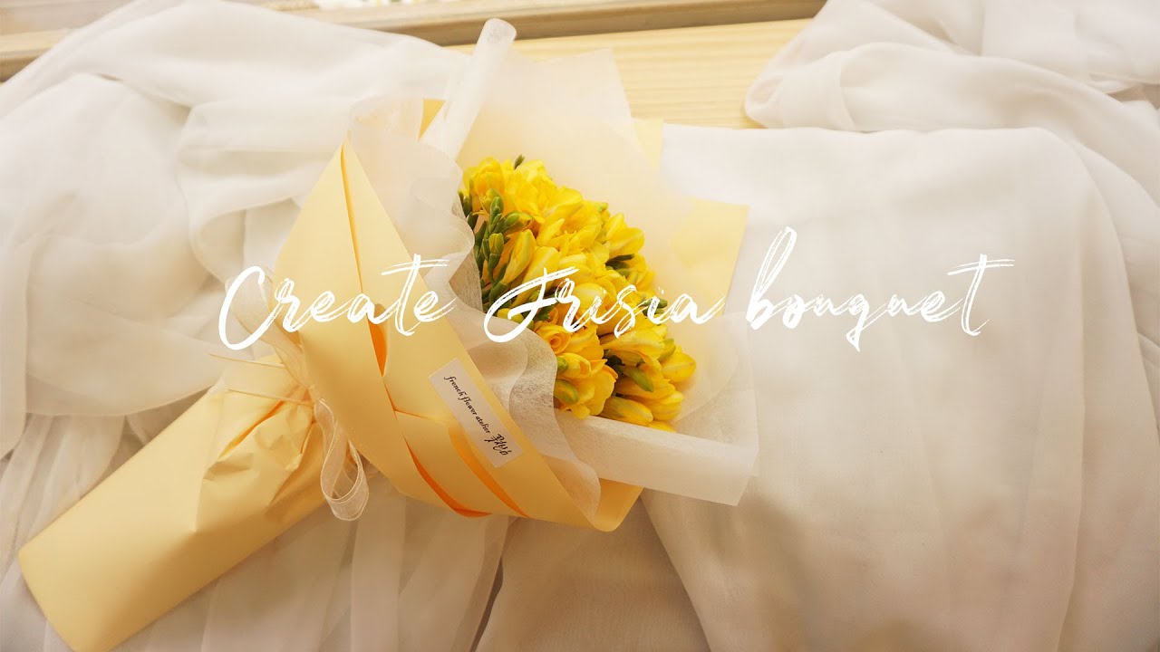프리지아 꽃다발 만들기  / Create Frisia bouquet