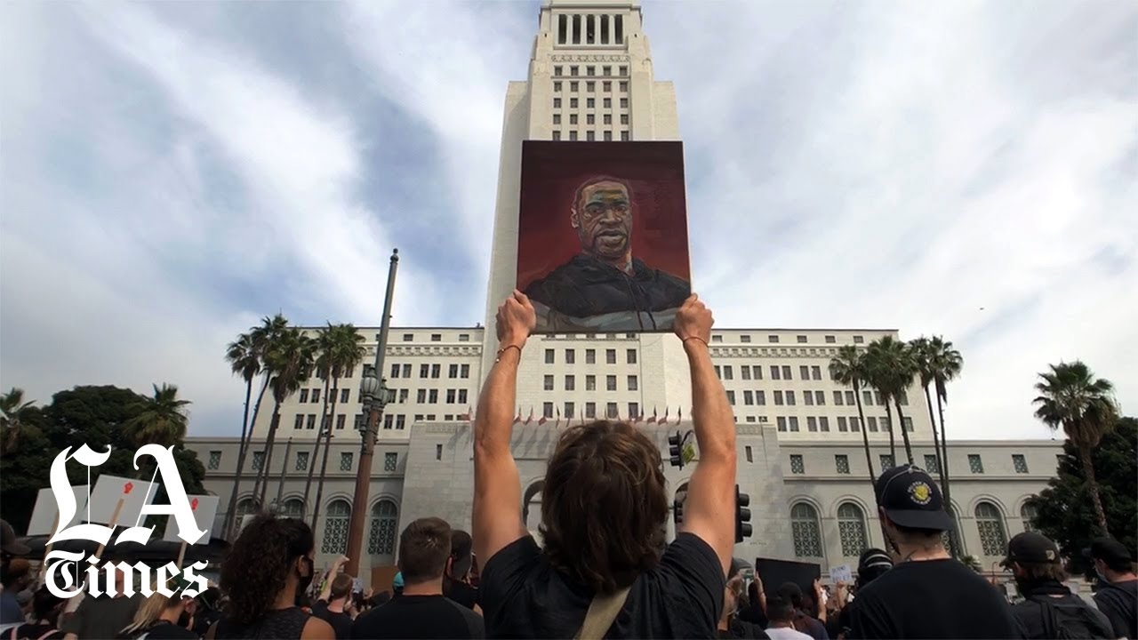 Peaceful protests continue in downtown L.A.