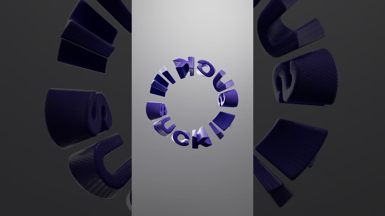 3D loop animation #3dshorts #3d #3dtypography #3danimation @Greyscalegorilla @MaxonVFX  #c4dtutorial