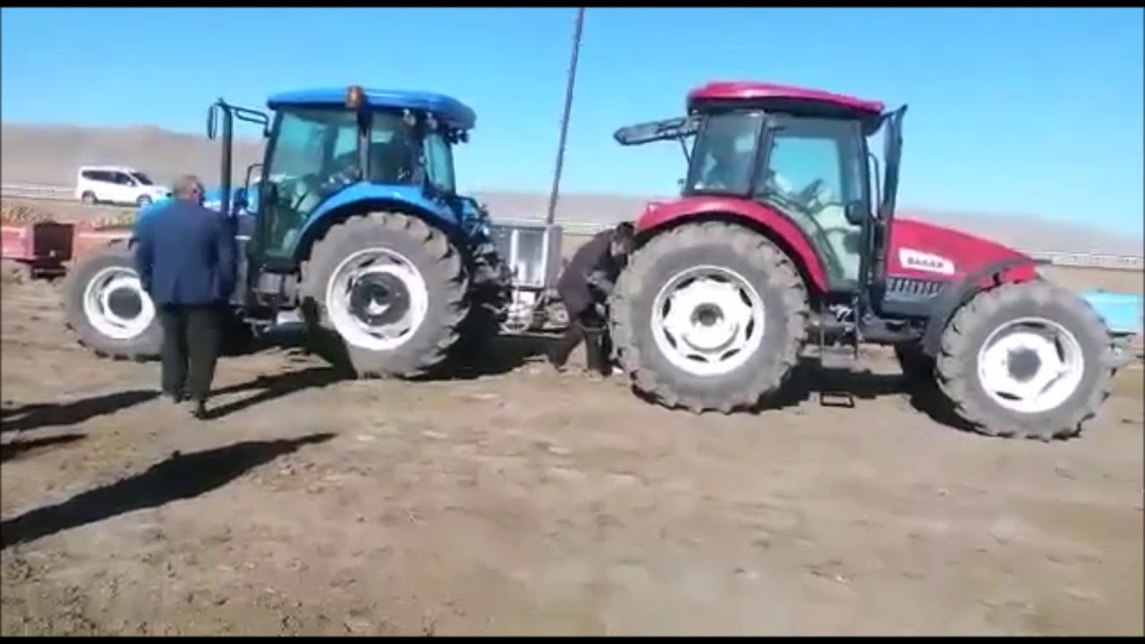 NEW HOLLAND TD100D VE BAŞAK 100 LÜK ÇEKİŞMESİ