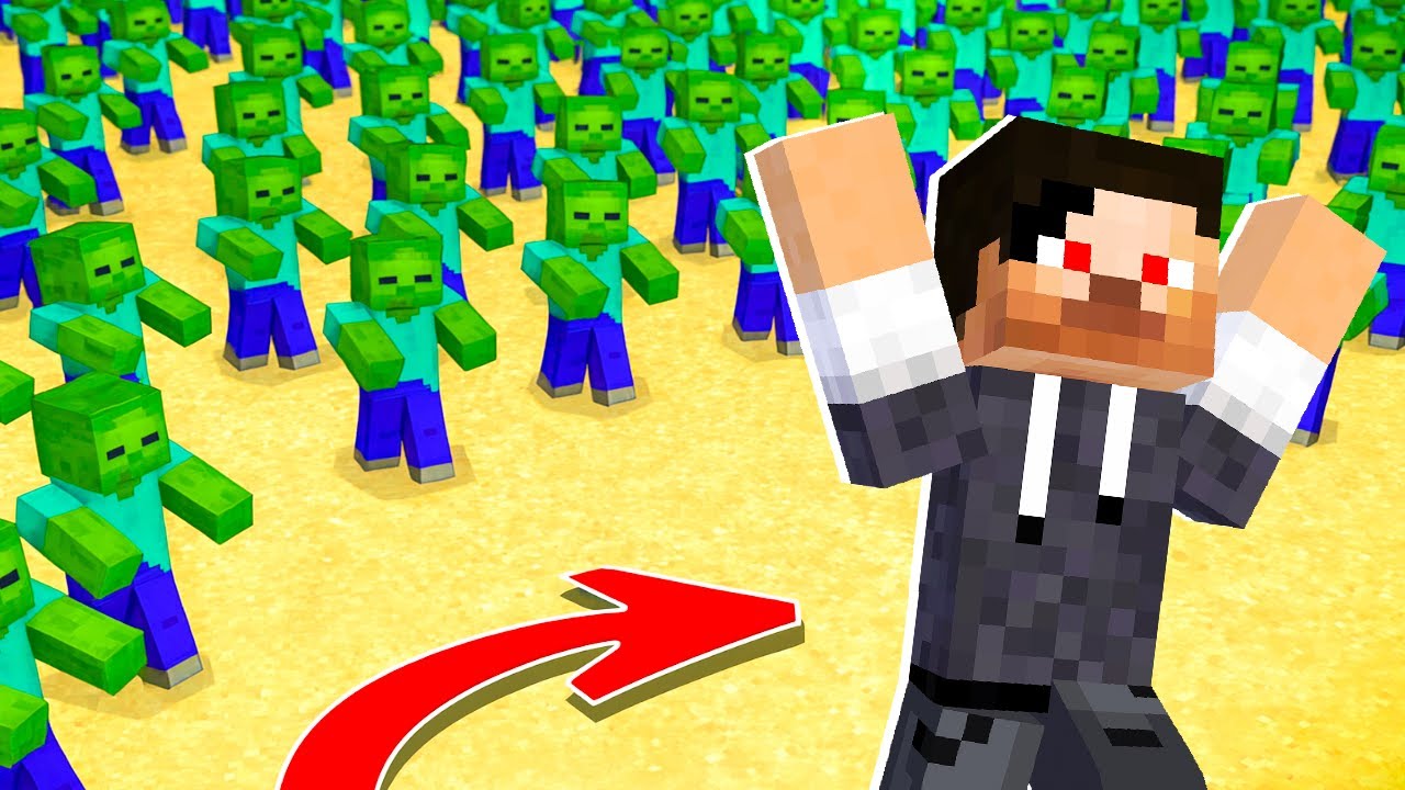 Egyedül 100 Ellen 😬 Minecraft