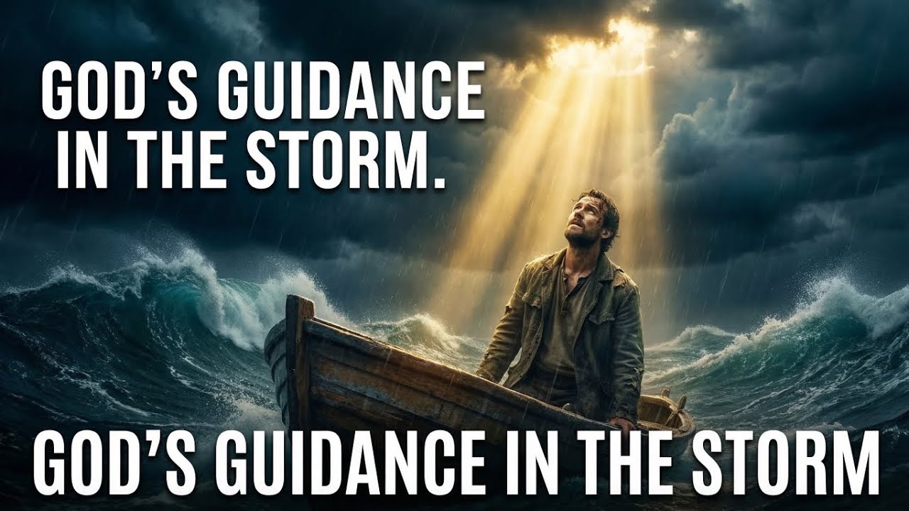 DON'T FEAR THE STORM GOD IS WITH YOU #TrustGod #FaithInGod #GodsPlan #ChristianMotivation