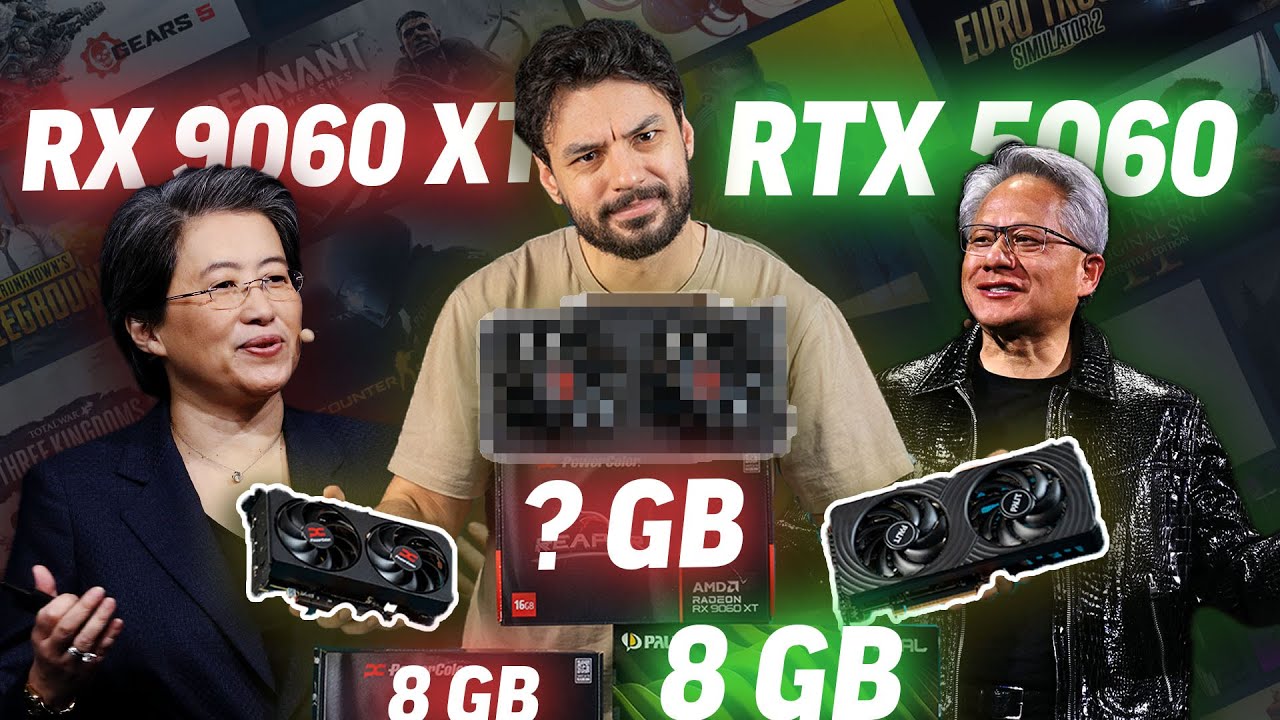 Grafikkarten Test 2025 – sind 8GB VRAM noch genug? | Nvidia vs AMD