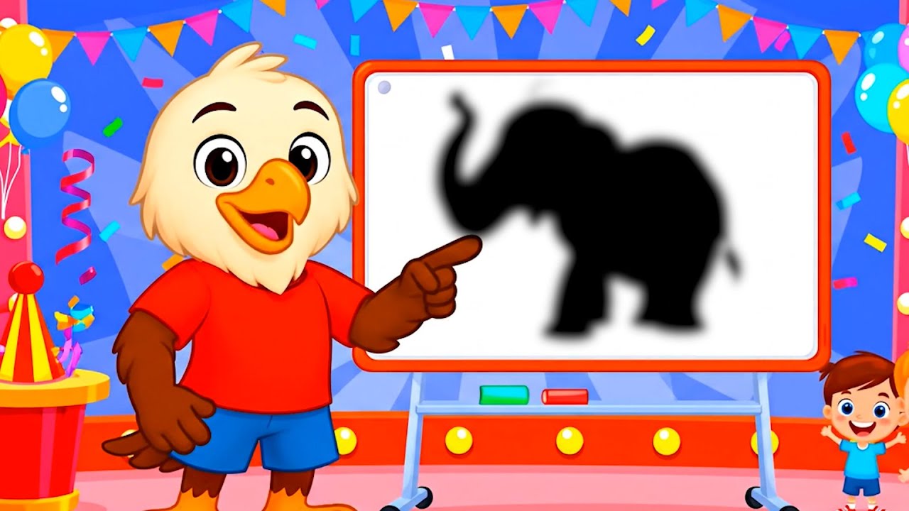 Devine l’ANIMAL caché derrière l'OMBRE en 3 secondes 🐾 | Quiz amusant pour enfants