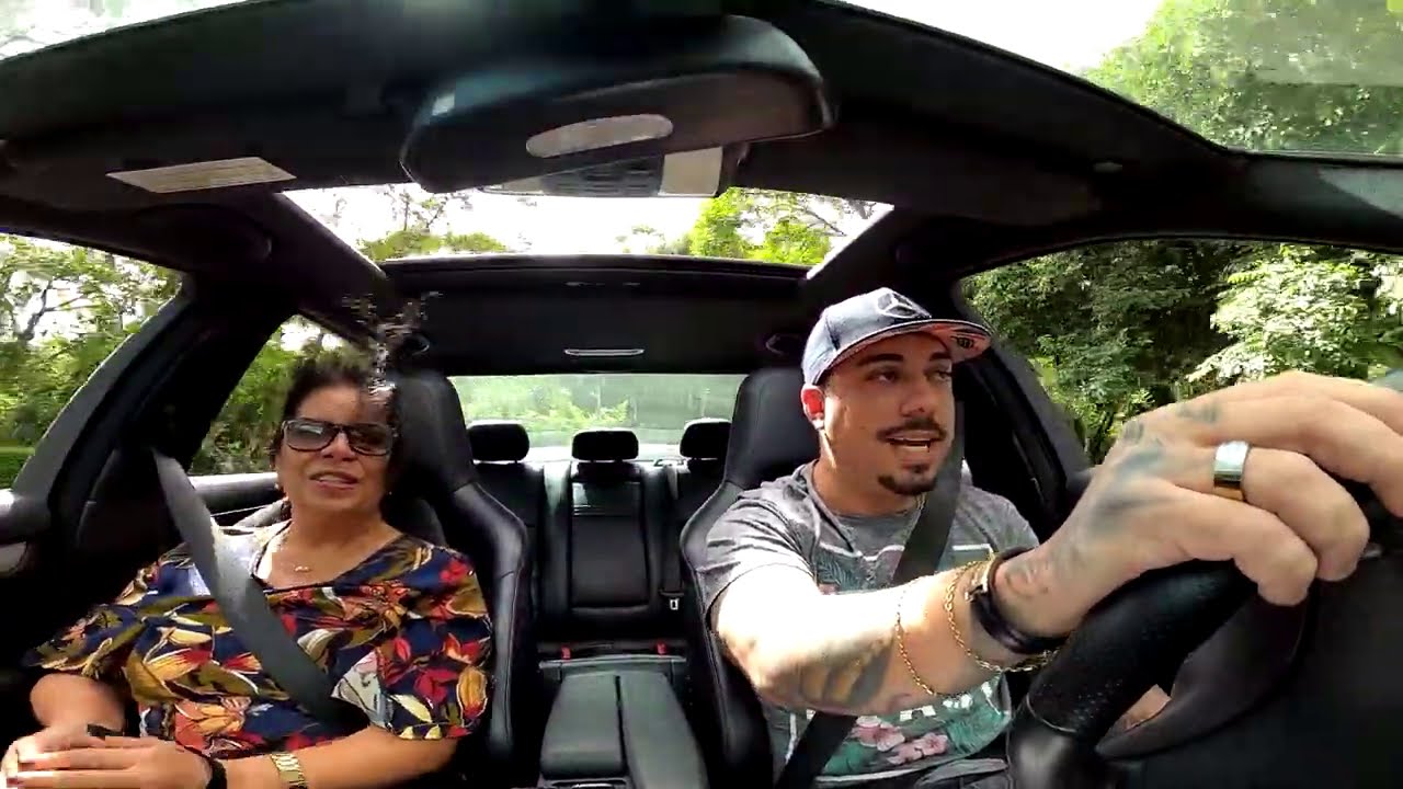 REAÇÃO DA MINHA MÃE NA MERCEDES C63 AMG - ELA ENTROU EM CHOQUE?