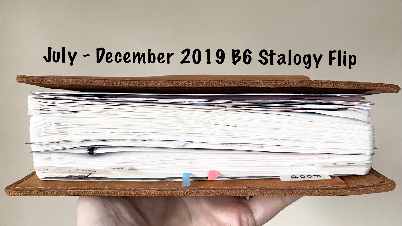 Обзор ежедневника Stalogy B6 за июль&ndash;декабрь 2019 года // Pink Planner Girl