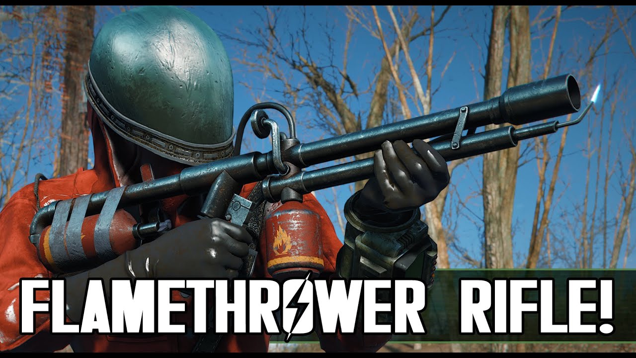 Our First Flamethrower! - Fallout 4 Mod