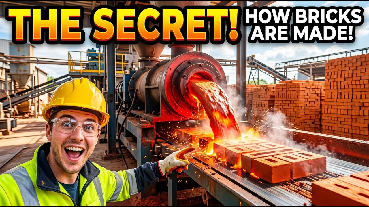How Millions of Bricks Are Made in Modern Factories