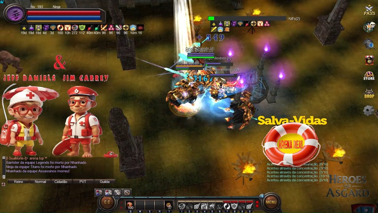 WYD Heroes Of Asgard - ARENA REAL DE SALVA-VIDAS.