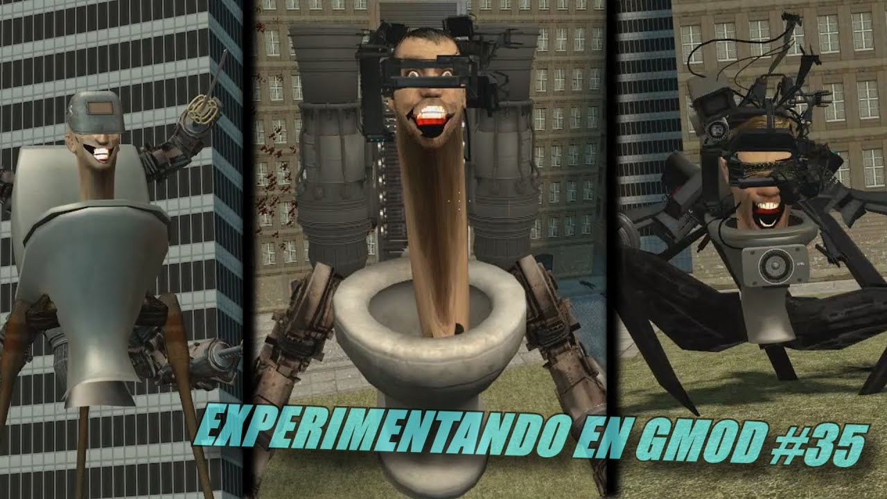 EXPERIMENTANDO CON LOS SKIBIDI TOILETS!! // EXP EN GMOD #35
