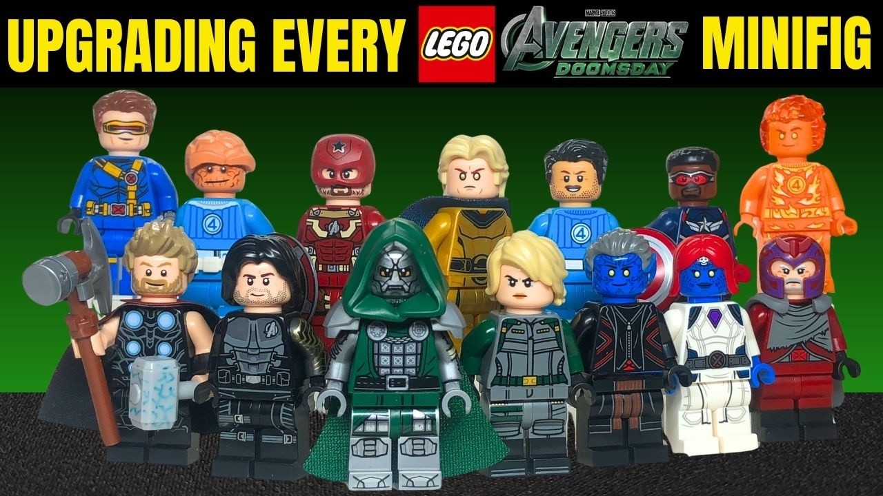 ULEPSZANIE KAŻDEJ minifigurki LEGO Avengers: Doomsday