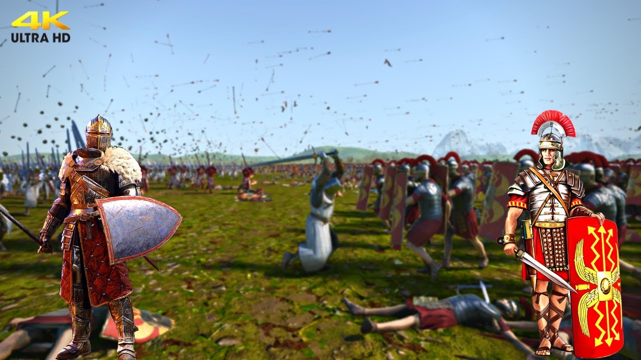 WHICH UNIT IS STRONG? HEAVY KNIGHT vs ROMAN SOLDIER | Ultimate Epic Battle Simulator 2 - UEBS 2