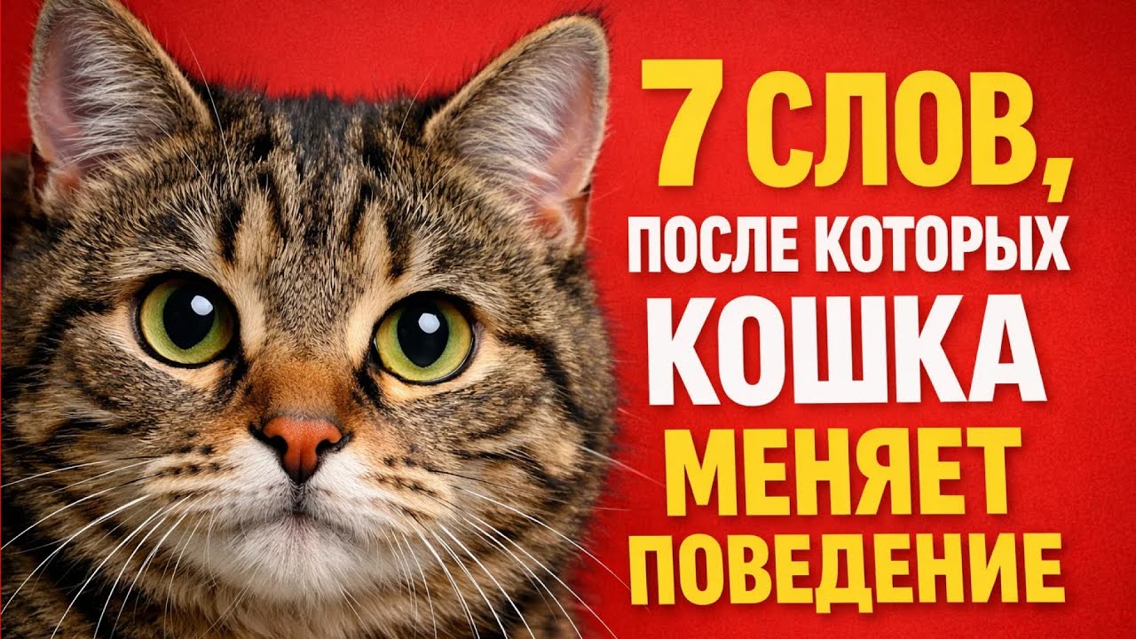 7 слов, от которых ваша кошка СХОДИТ С УМА! 😱 Реакция шокирует!