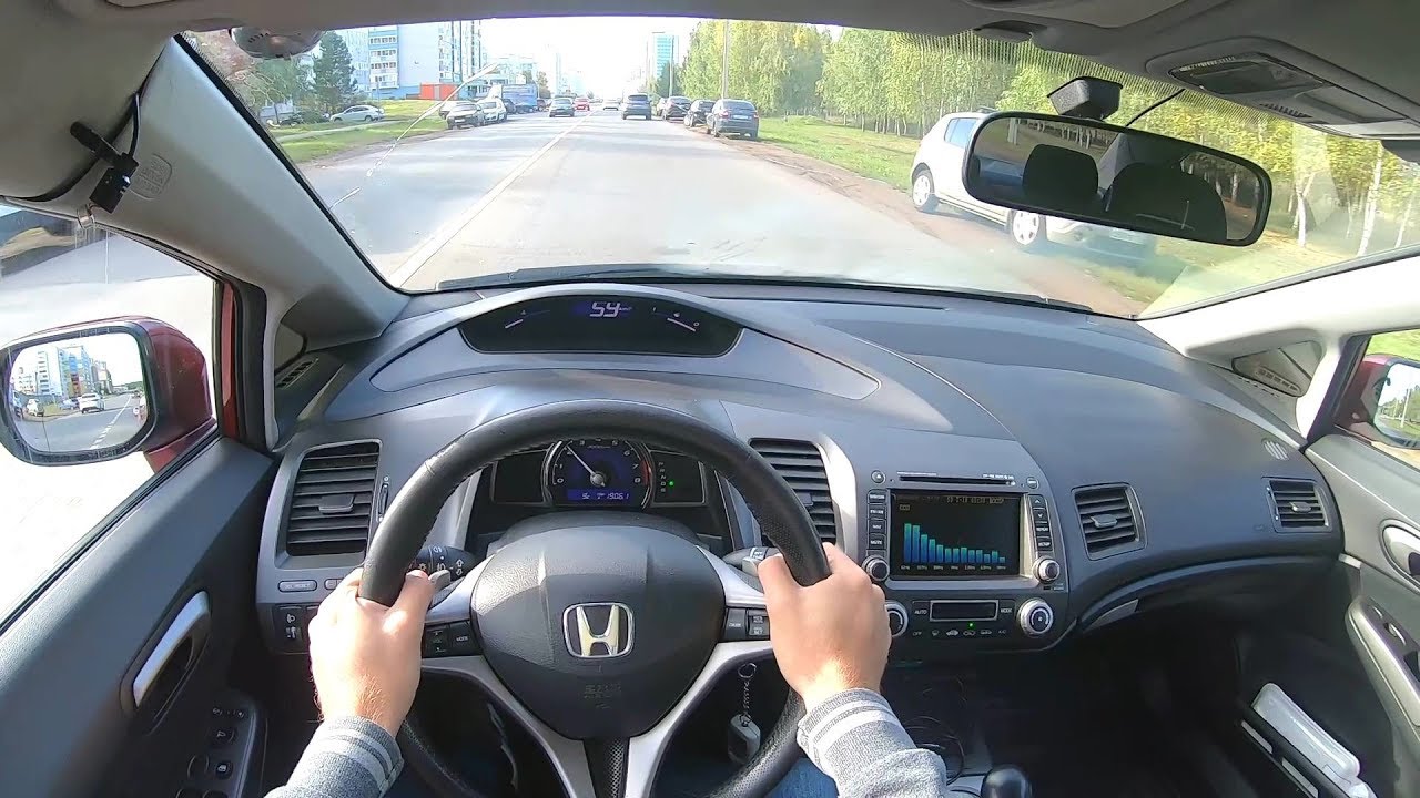 2008 HONDA CIVIC 1.8L (140) POV TEST DRIVE NIGHT TIME