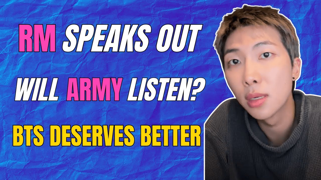 BTS RM Addresses Criticism in Emotional Weverse Live