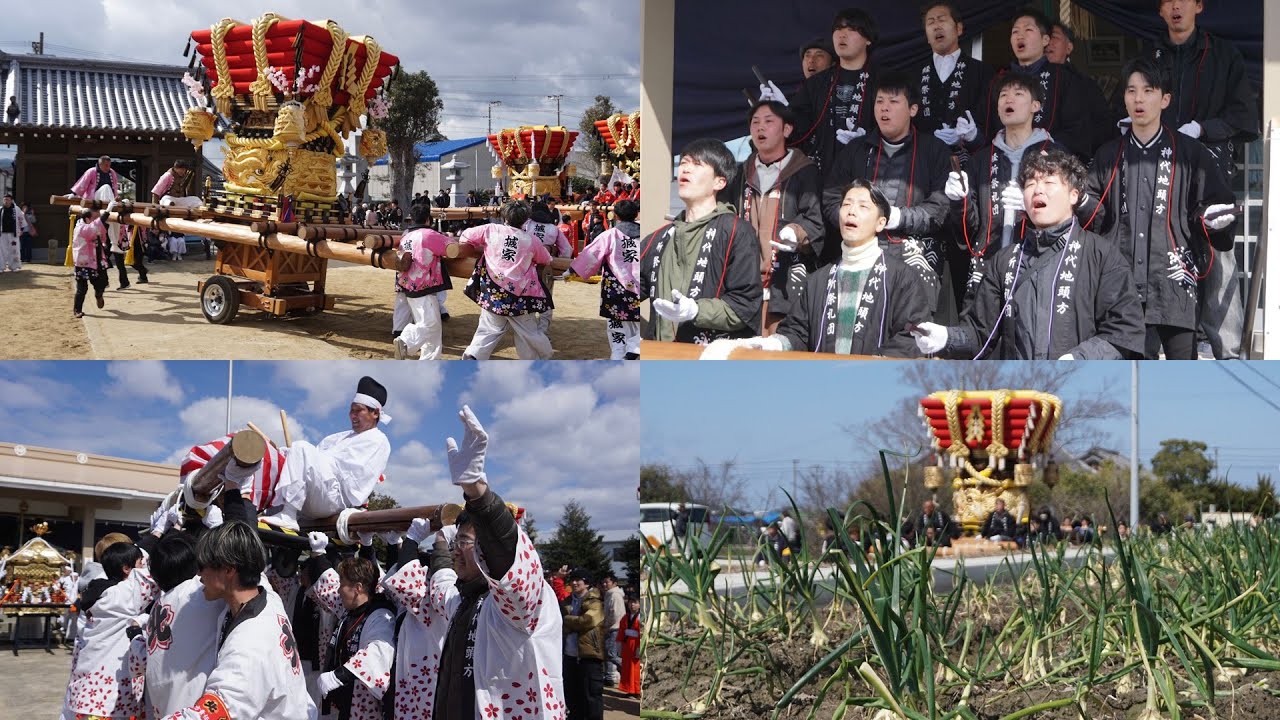 R8.3.8 神代八幡神社春祭り 宮入～御旅所 練り・だんじり唄等 本宮 神代