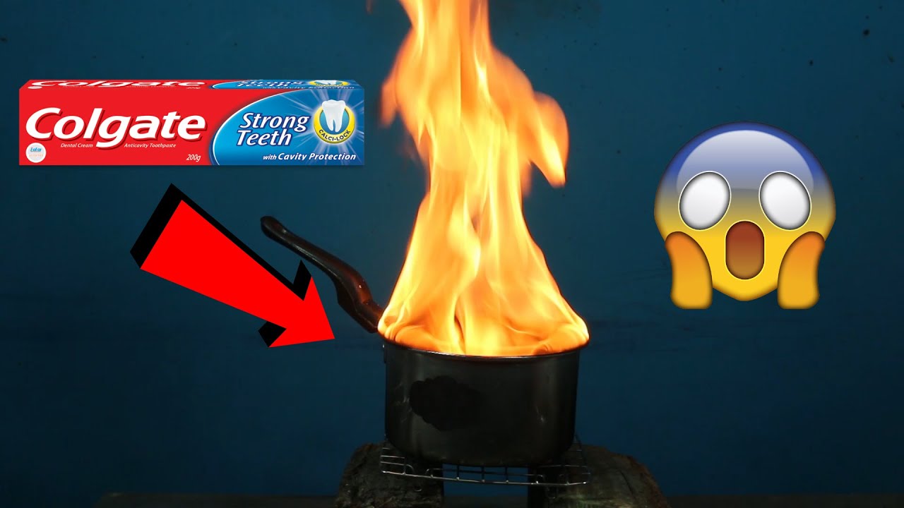 YOU WILL NOT USE COLGATE AFTER SEEING THIS | CRAZY EXPERIMENT | कोलगेट को तेल में तल दिया