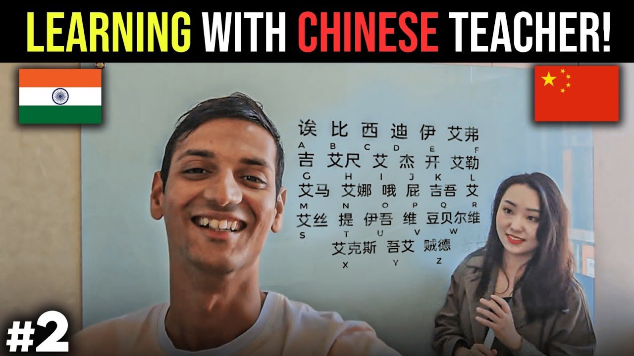 INDIAN LEARNING CHINESE IN SCHOOL OF KUNMING, CHINA 🇨🇳