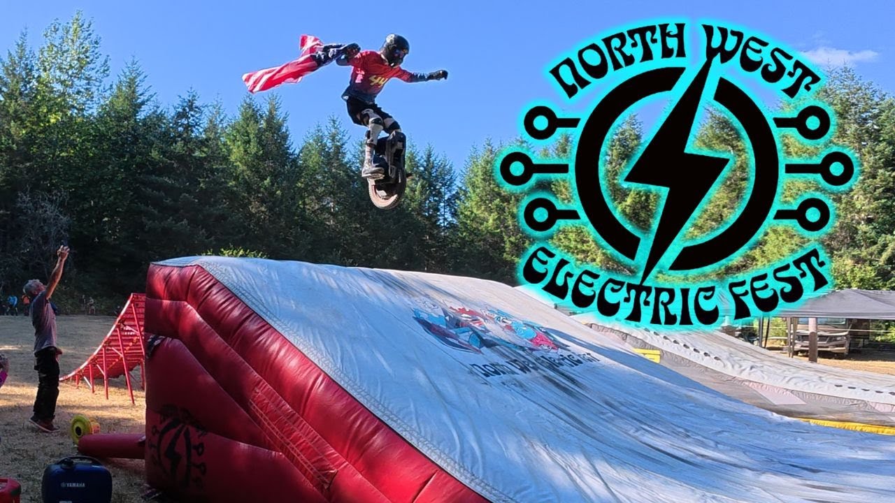 INSANE RACING AND STUNTS! // NWEF 2025 // EUC VLOG