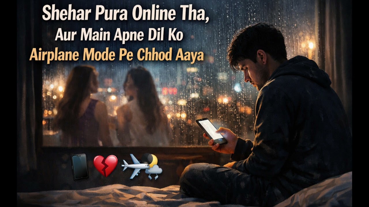 “Shehar Pura Online Tha, Aur Main Apne Dil Ko Airplane Mode Pe Chhod Aaya”